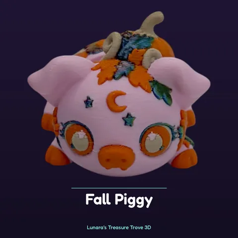Fall Piggy – 3D printed fantasy creature